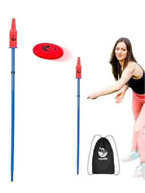 ropoda Outdoor Games-Upgraded Flying Disc Game Set, Fun Bottle Drop Yard Games